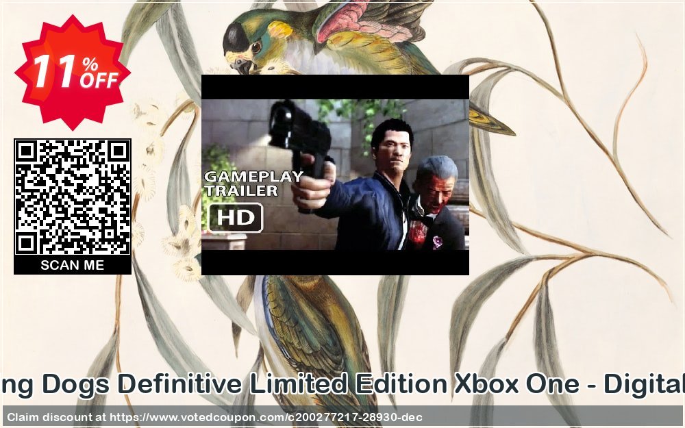 Sleeping Dogs Definitive Limited Edition Xbox One - Digital Code Coupon, discount Sleeping Dogs Definitive Limited Edition Xbox One - Digital Code Deal. Promotion: Sleeping Dogs Definitive Limited Edition Xbox One - Digital Code Exclusive Easter Sale offer 