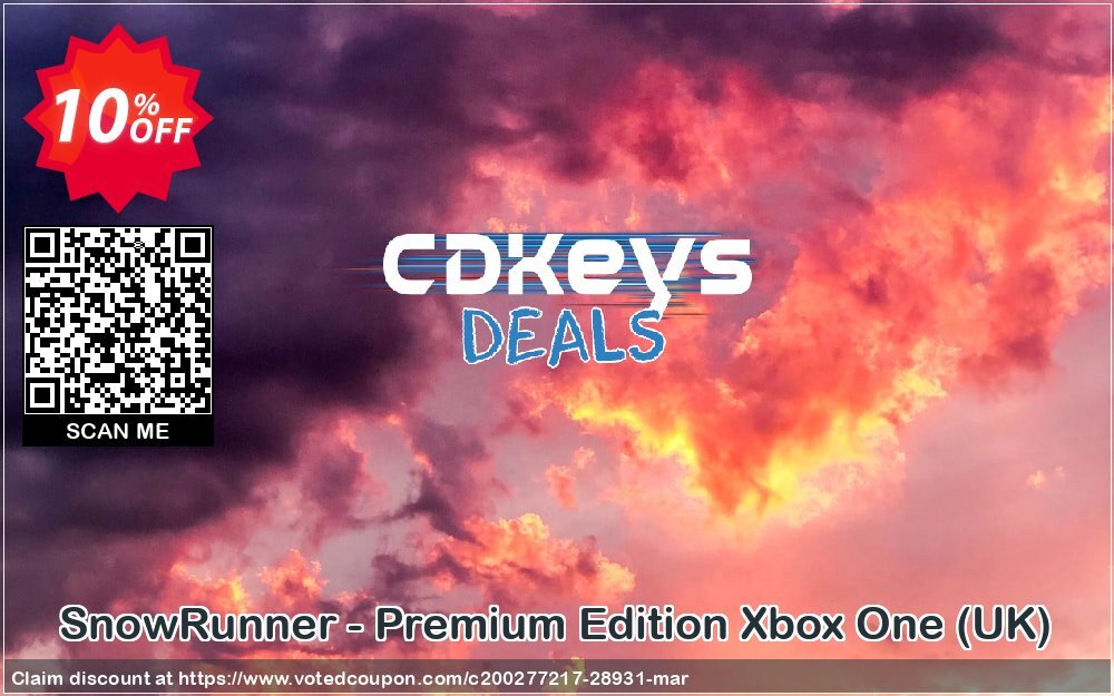 SnowRunner - Premium Edition Xbox One, UK  Coupon, discount SnowRunner - Premium Edition Xbox One (UK) Deal. Promotion: SnowRunner - Premium Edition Xbox One (UK) Exclusive Easter Sale offer 