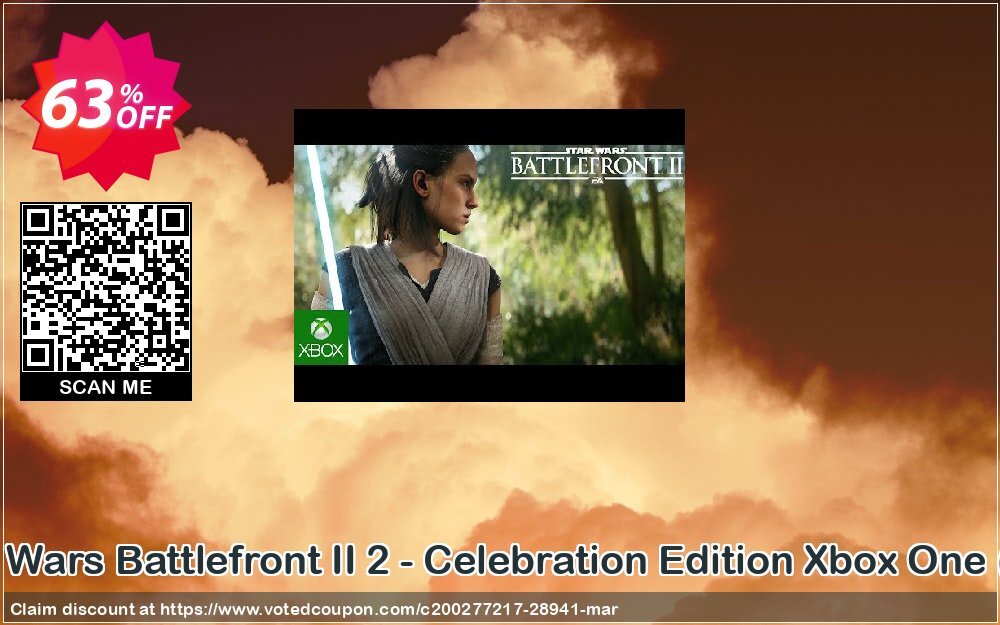 Star Wars Battlefront II 2 - Celebration Edition Xbox One, UK  Coupon Code Apr 2024, 63% OFF - VotedCoupon