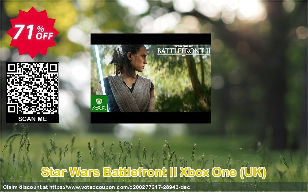 Star Wars Battlefront II Xbox One, UK  Coupon, discount Star Wars Battlefront II Xbox One (UK) Deal. Promotion: Star Wars Battlefront II Xbox One (UK) Exclusive Easter Sale offer 