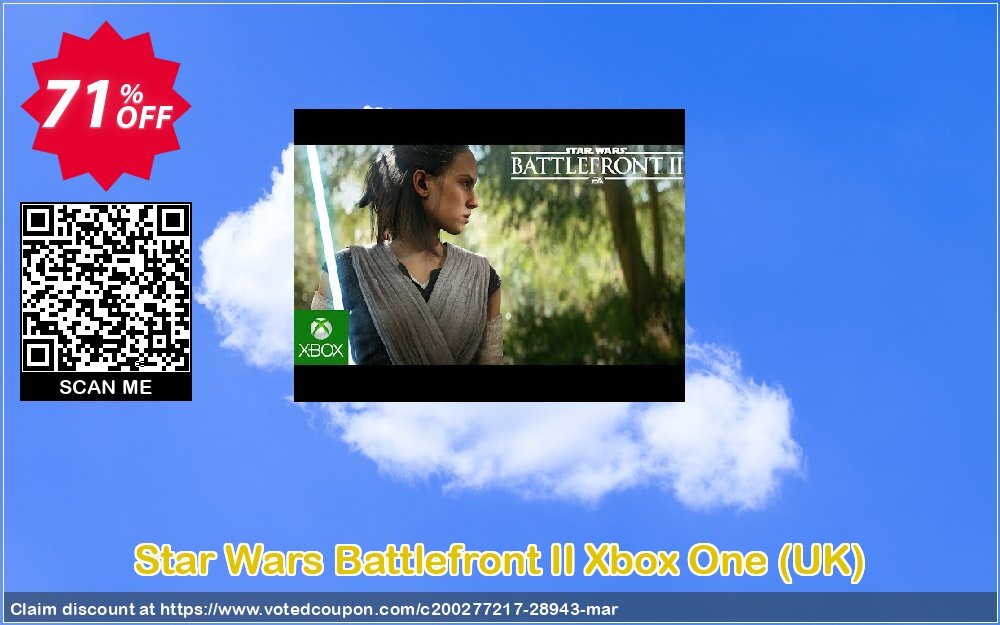 Star Wars Battlefront II Xbox One, UK  Coupon, discount Star Wars Battlefront II Xbox One (UK) Deal. Promotion: Star Wars Battlefront II Xbox One (UK) Exclusive Easter Sale offer 