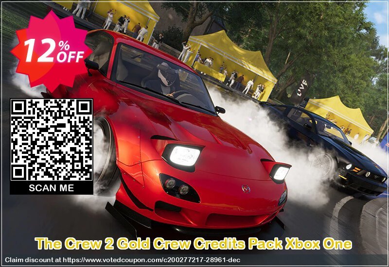 The Crew 2 Gold Crew Credits Pack Xbox One Coupon Code Apr 2024, 12% OFF - VotedCoupon