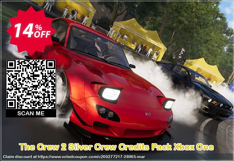 The Crew 2 Silver Crew Credits Pack Xbox One Coupon Code Apr 2024, 14% OFF - VotedCoupon