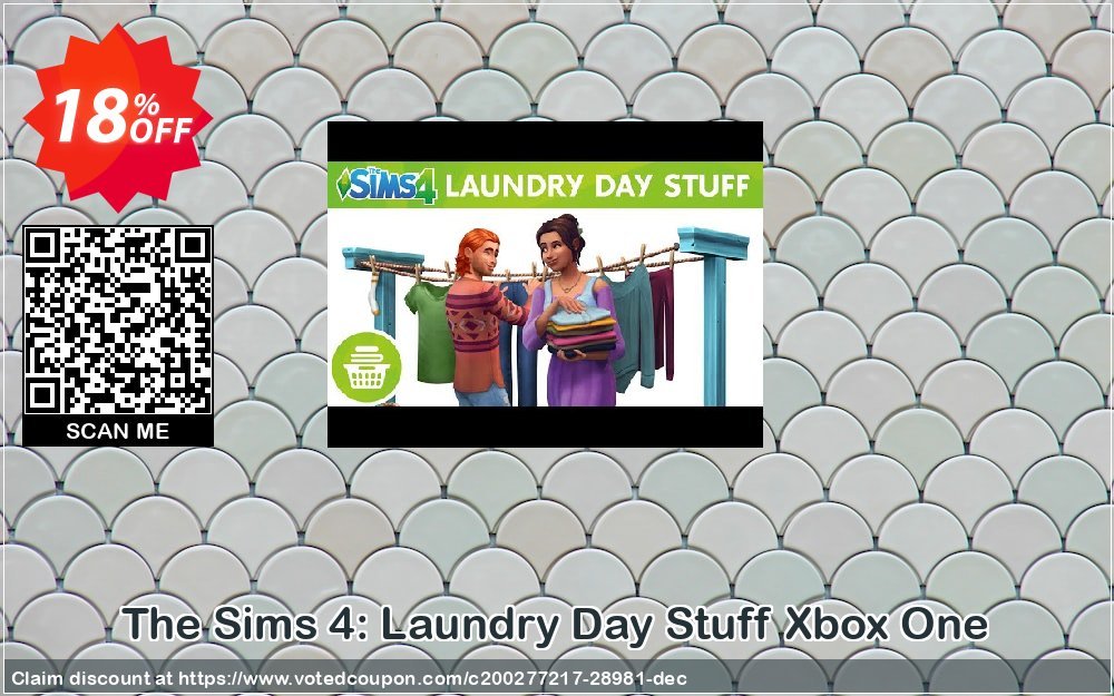 The Sims 4: Laundry Day Stuff Xbox One Coupon, discount The Sims 4: Laundry Day Stuff Xbox One Deal. Promotion: The Sims 4: Laundry Day Stuff Xbox One Exclusive Easter Sale offer 