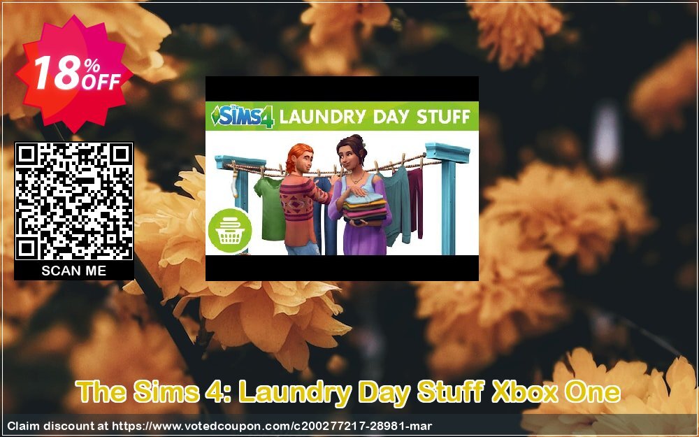 The Sims 4: Laundry Day Stuff Xbox One Coupon, discount The Sims 4: Laundry Day Stuff Xbox One Deal. Promotion: The Sims 4: Laundry Day Stuff Xbox One Exclusive Easter Sale offer 