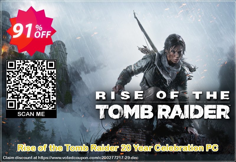 Rise of the Tomb Raider 20 Year Celebration PC Coupon Code Apr 2024, 91% OFF - VotedCoupon