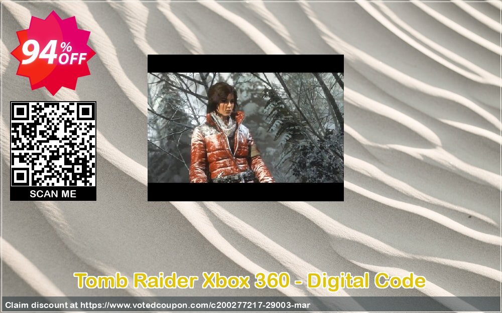 Tomb Raider Xbox 360 - Digital Code Coupon, discount Tomb Raider Xbox 360 - Digital Code Deal. Promotion: Tomb Raider Xbox 360 - Digital Code Exclusive Easter Sale offer 