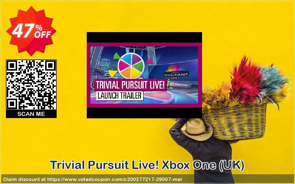 Trivial Pursuit Live! Xbox One, UK  Coupon, discount Trivial Pursuit Live! Xbox One (UK) Deal. Promotion: Trivial Pursuit Live! Xbox One (UK) Exclusive Easter Sale offer 