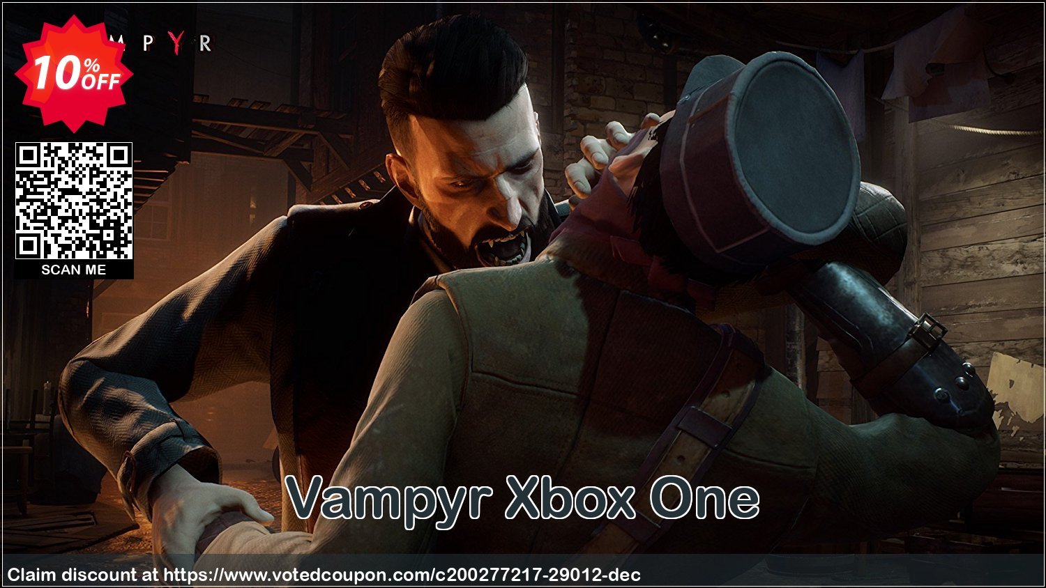 Vampyr Xbox One Coupon Code Apr 2024, 10% OFF - VotedCoupon
