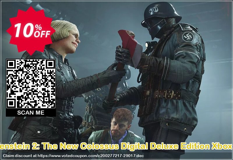 Wolfenstein 2: The New Colossus Digital Deluxe Edition Xbox One Coupon, discount Wolfenstein 2: The New Colossus Digital Deluxe Edition Xbox One Deal. Promotion: Wolfenstein 2: The New Colossus Digital Deluxe Edition Xbox One Exclusive Easter Sale offer 