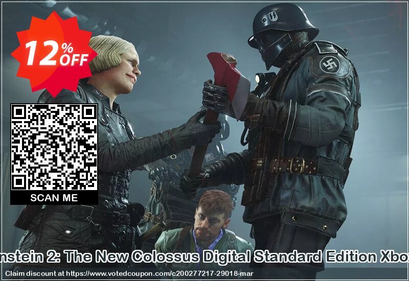 Wolfenstein 2: The New Colossus Digital Standard Edition Xbox One Coupon Code Apr 2024, 12% OFF - VotedCoupon