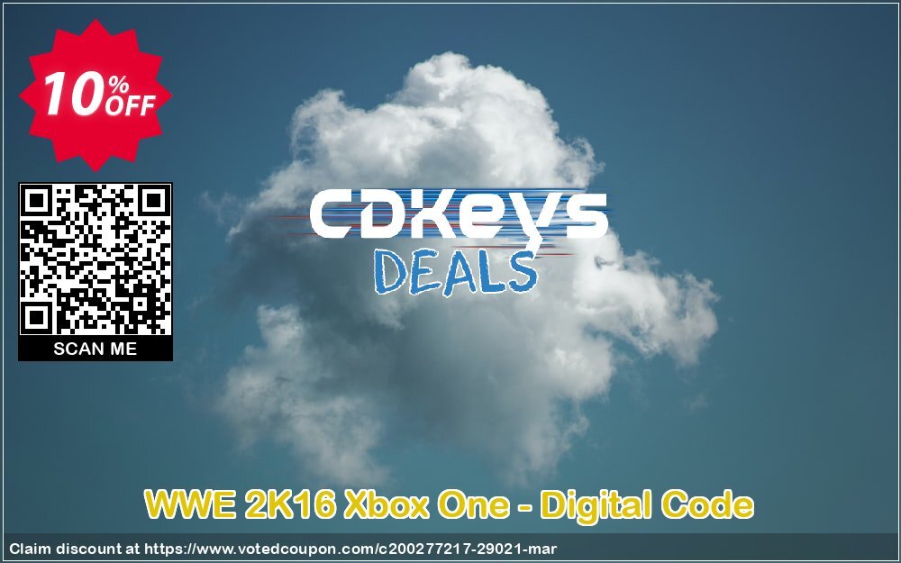 WWE 2K16 Xbox One - Digital Code