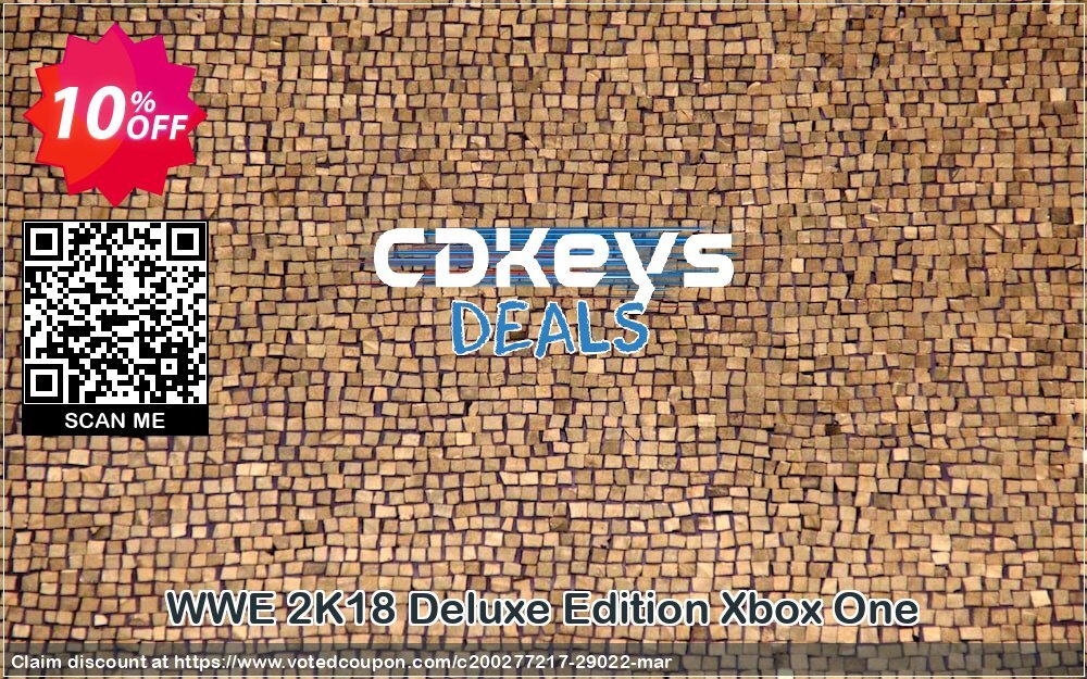 WWE 2K18 Deluxe Edition Xbox One Coupon, discount WWE 2K18 Deluxe Edition Xbox One Deal. Promotion: WWE 2K18 Deluxe Edition Xbox One Exclusive Easter Sale offer 