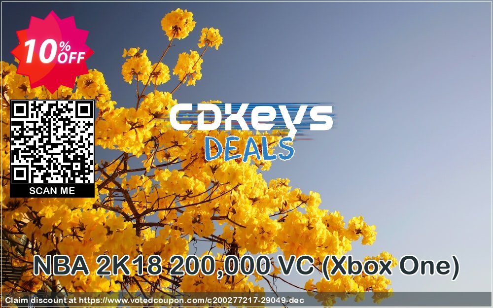 NBA 2K18 200,000 VC, Xbox One  Coupon, discount NBA 2K18 200,000 VC (Xbox One) Deal. Promotion: NBA 2K18 200,000 VC (Xbox One) Exclusive Easter Sale offer 