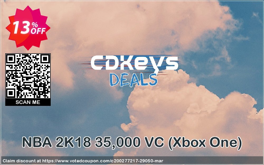 NBA 2K18 35,000 VC, Xbox One  Coupon Code May 2024, 13% OFF - VotedCoupon