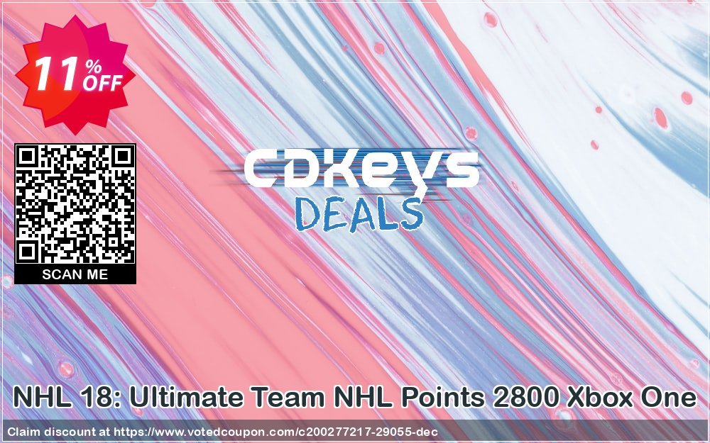 NHL 18: Ultimate Team NHL Points 2800 Xbox One