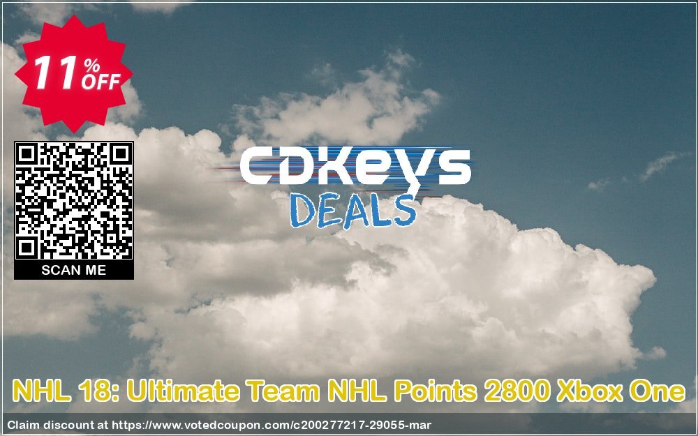 NHL 18: Ultimate Team NHL Points 2800 Xbox One Coupon, discount NHL 18: Ultimate Team NHL Points 2800 Xbox One Deal. Promotion: NHL 18: Ultimate Team NHL Points 2800 Xbox One Exclusive Easter Sale offer 