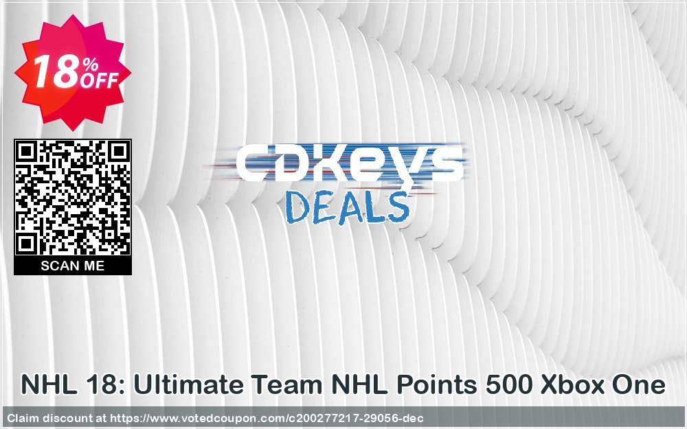 NHL 18: Ultimate Team NHL Points 500 Xbox One Coupon Code Apr 2024, 18% OFF - VotedCoupon