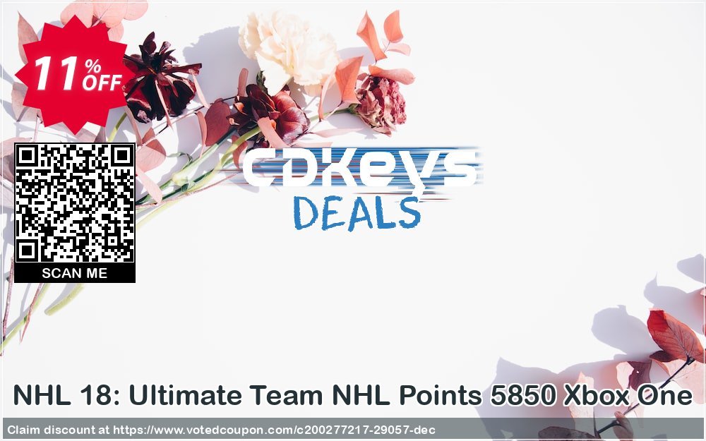 NHL 18: Ultimate Team NHL Points 5850 Xbox One Coupon Code Apr 2024, 11% OFF - VotedCoupon