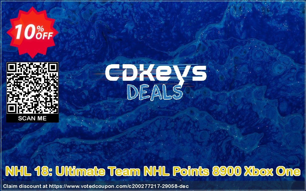 NHL 18: Ultimate Team NHL Points 8900 Xbox One Coupon Code Apr 2024, 10% OFF - VotedCoupon