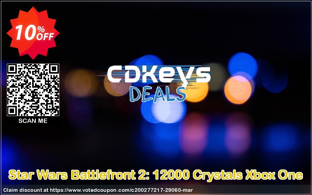 Star Wars Battlefront 2: 12000 Crystals Xbox One Coupon, discount Star Wars Battlefront 2: 12000 Crystals Xbox One Deal. Promotion: Star Wars Battlefront 2: 12000 Crystals Xbox One Exclusive Easter Sale offer 