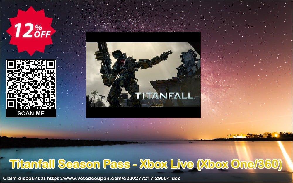 Titanfall Season Pass - Xbox Live, Xbox One/360  Coupon, discount Titanfall Season Pass - Xbox Live (Xbox One/360) Deal. Promotion: Titanfall Season Pass - Xbox Live (Xbox One/360) Exclusive Easter Sale offer 
