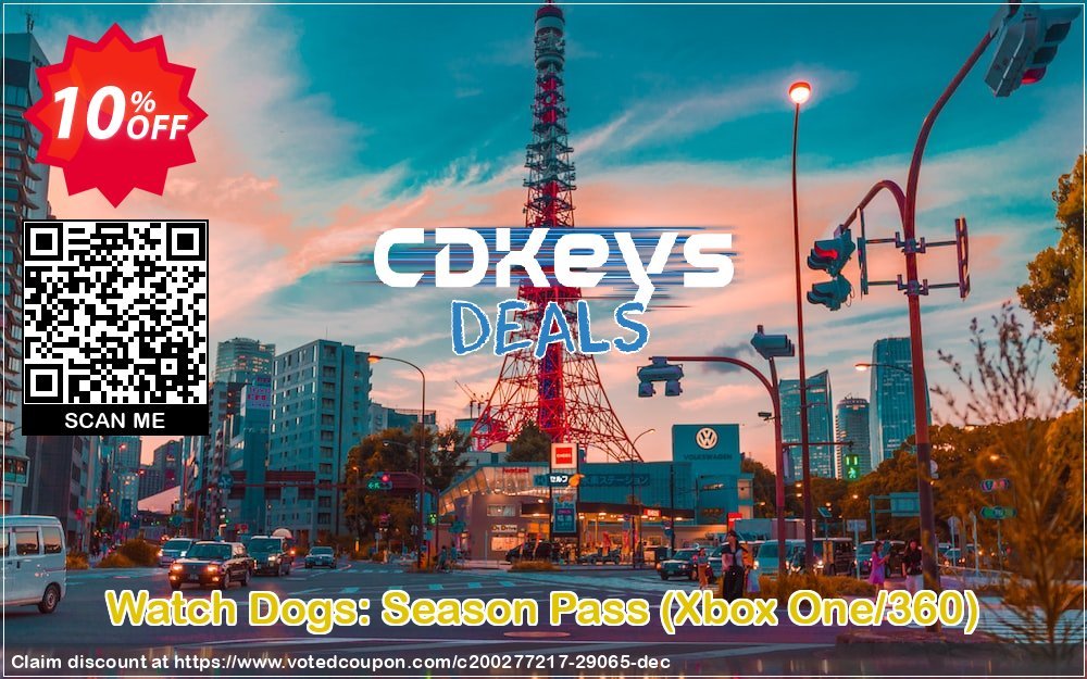 Watch Dogs: Season Pass, Xbox One/360  Coupon, discount Watch Dogs: Season Pass (Xbox One/360) Deal. Promotion: Watch Dogs: Season Pass (Xbox One/360) Exclusive Easter Sale offer 