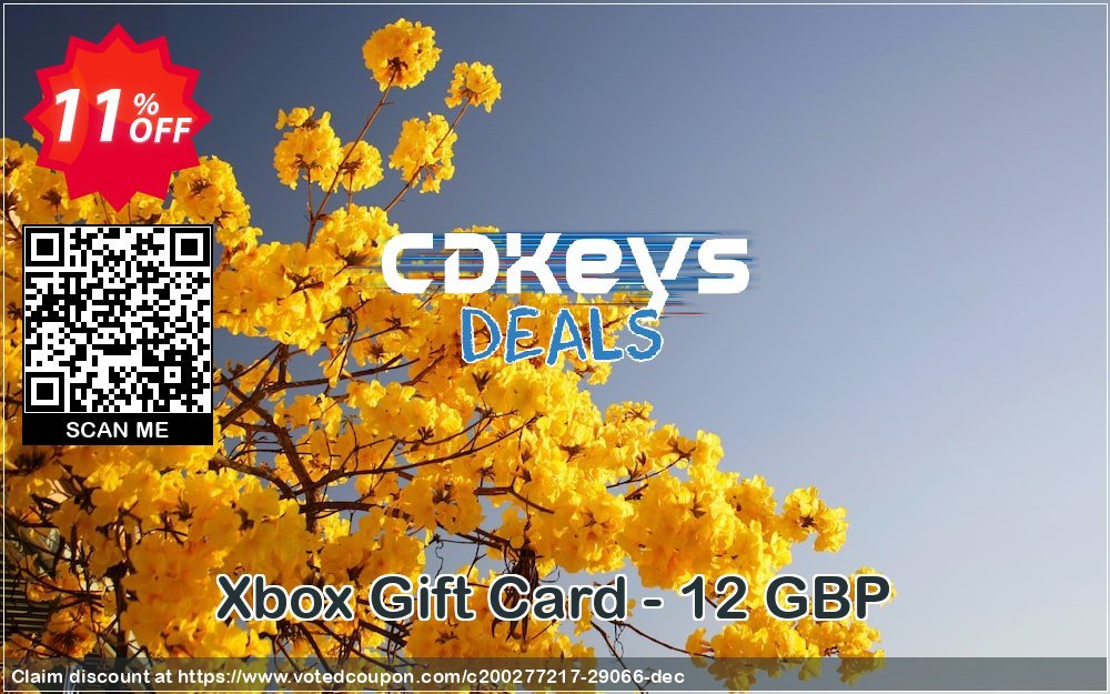 Xbox Gift Card - 12 GBP Coupon Code May 2024, 11% OFF - VotedCoupon
