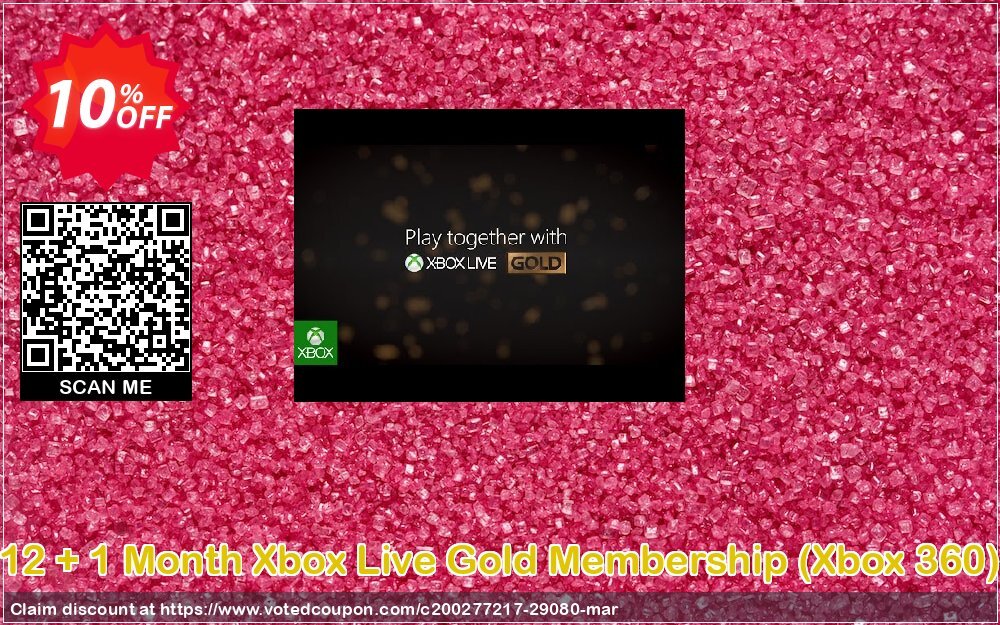 12 + Monthly Xbox Live Gold Membership, Xbox 360  Coupon Code Apr 2024, 10% OFF - VotedCoupon