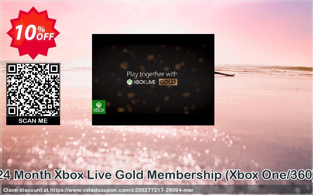 24 Month Xbox Live Gold Membership, Xbox One/360  Coupon Code May 2024, 10% OFF - VotedCoupon