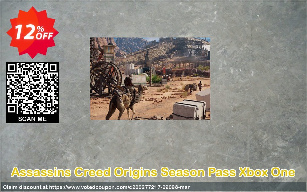 Assassins Creed Origins Season Pass Xbox One Coupon Code Apr 2024, 12% OFF - VotedCoupon