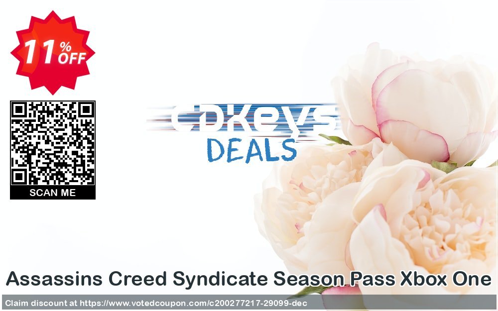 Assassins Creed Syndicate Season Pass Xbox One Coupon Code Apr 2024, 11% OFF - VotedCoupon