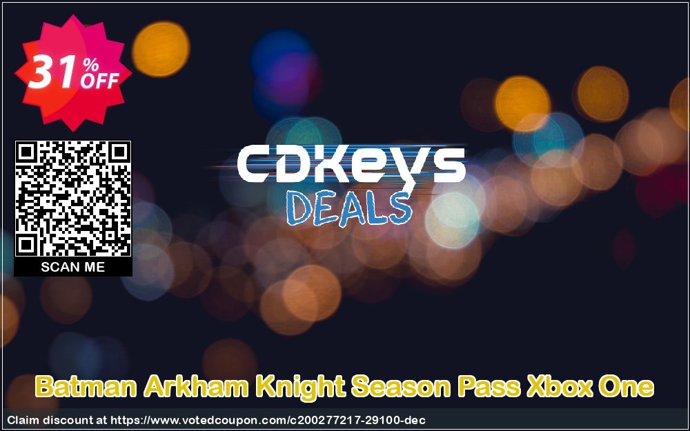 Batman Arkham Knight Season Pass Xbox One voted-on promotion codes