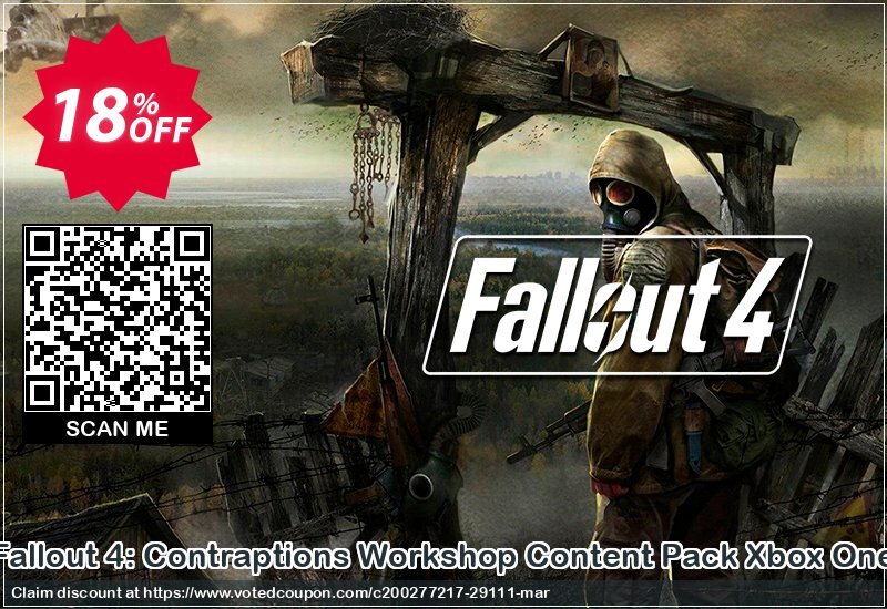 Fallout 4: Contraptions Workshop Content Pack Xbox One Coupon Code Apr 2024, 18% OFF - VotedCoupon