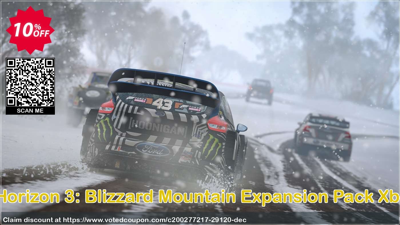 Forza Horizon 3: Blizzard Mountain Expansion Pack Xbox One Coupon Code Apr 2024, 10% OFF - VotedCoupon