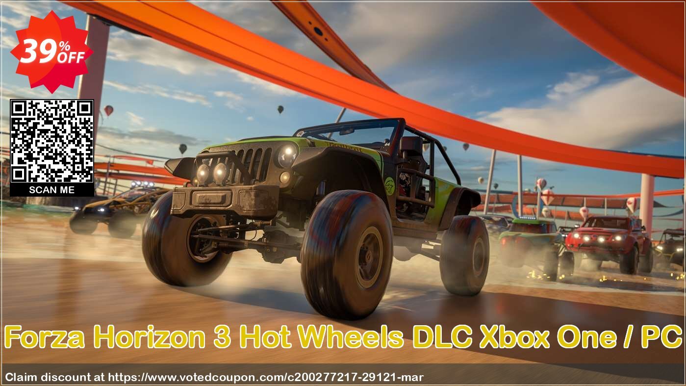 Forza Horizon 3 Hot Wheels DLC Xbox One / PC Coupon Code Apr 2024, 39% OFF - VotedCoupon