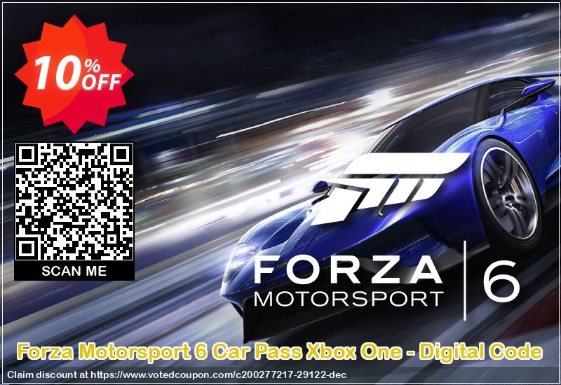 Forza Motorsport 6 Car Pass Xbox One - Digital Code Coupon Code Apr 2024, 10% OFF - VotedCoupon