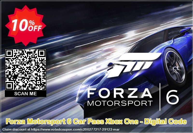 Forza Motorsport 6 Car Pass Xbox One - Digital Code Coupon, discount Forza Motorsport 6 Car Pass Xbox One - Digital Code Deal. Promotion: Forza Motorsport 6 Car Pass Xbox One - Digital Code Exclusive Easter Sale offer 