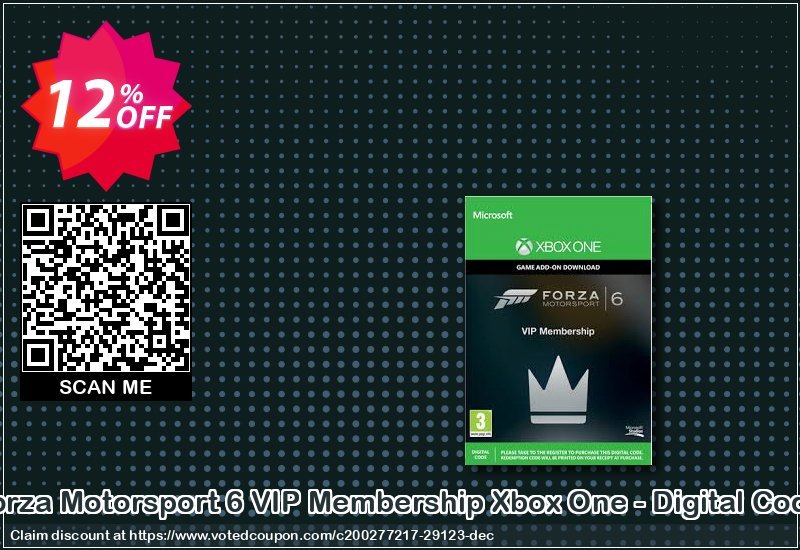 Forza Motorsport 6 VIP Membership Xbox One - Digital Code Coupon Code Apr 2024, 12% OFF - VotedCoupon
