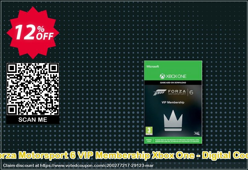 Forza Motorsport 6 VIP Membership Xbox One - Digital Code Coupon, discount Forza Motorsport 6 VIP Membership Xbox One - Digital Code Deal. Promotion: Forza Motorsport 6 VIP Membership Xbox One - Digital Code Exclusive Easter Sale offer 