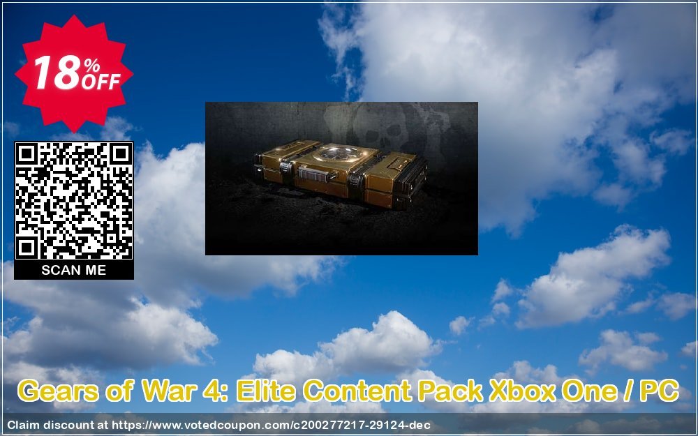 Gears of War 4: Elite Content Pack Xbox One / PC Coupon, discount Gears of War 4: Elite Content Pack Xbox One / PC Deal. Promotion: Gears of War 4: Elite Content Pack Xbox One / PC Exclusive Easter Sale offer 