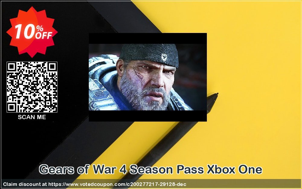 Gears of War 4 Season Pass Xbox One Coupon Code Apr 2024, 10% OFF - VotedCoupon