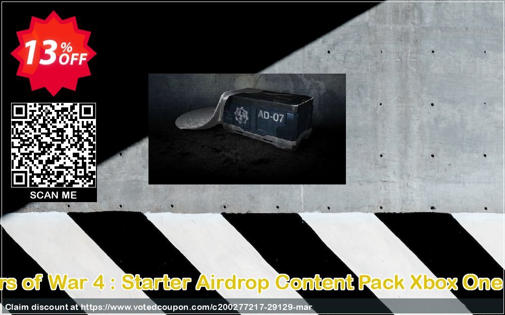 Gears of War 4 : Starter Airdrop Content Pack Xbox One / PC Coupon, discount Gears of War 4 : Starter Airdrop Content Pack Xbox One / PC Deal. Promotion: Gears of War 4 : Starter Airdrop Content Pack Xbox One / PC Exclusive Easter Sale offer 