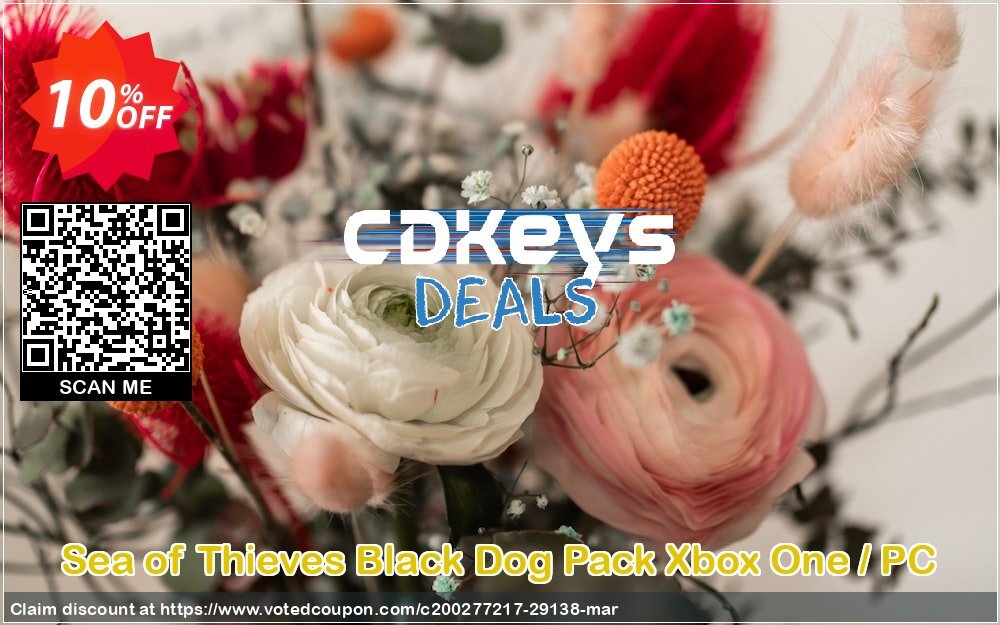 Sea of Thieves Black Dog Pack Xbox One / PC Coupon, discount Sea of Thieves Black Dog Pack Xbox One / PC Deal. Promotion: Sea of Thieves Black Dog Pack Xbox One / PC Exclusive Easter Sale offer 