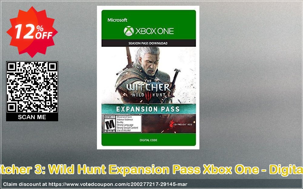 The Witcher 3: Wild Hunt Expansion Pass Xbox One - Digital Code Coupon Code Apr 2024, 12% OFF - VotedCoupon