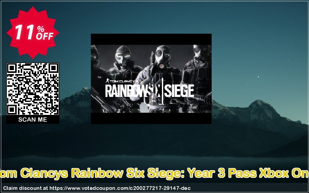Tom Clancys Rainbow Six Siege: Year 3 Pass Xbox One Coupon, discount Tom Clancys Rainbow Six Siege: Year 3 Pass Xbox One Deal. Promotion: Tom Clancys Rainbow Six Siege: Year 3 Pass Xbox One Exclusive Easter Sale offer 