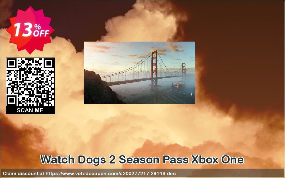 Watch Dogs 2 Season Pass Xbox One Coupon Code Apr 2024, 13% OFF - VotedCoupon
