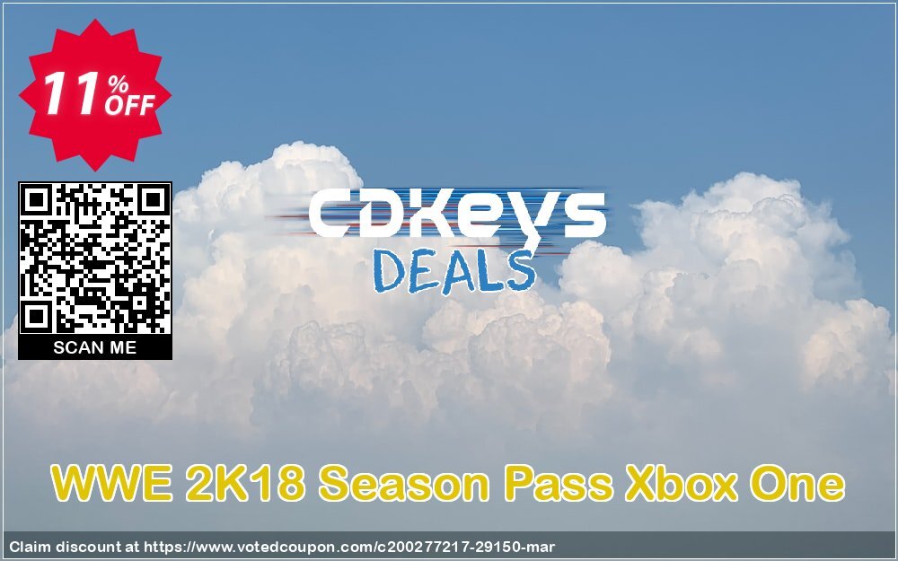 WWE 2K18 Season Pass Xbox One Coupon Code Apr 2024, 11% OFF - VotedCoupon