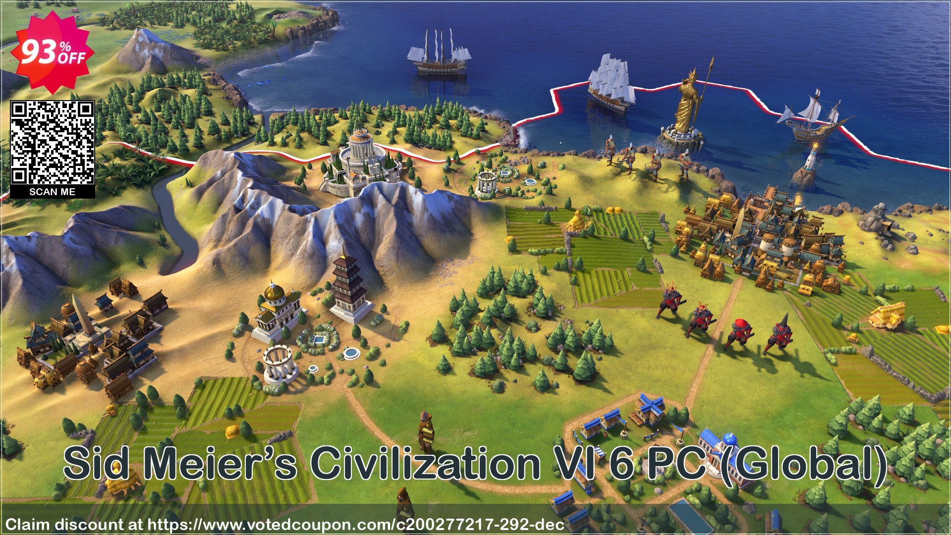 Sid Meier’s Civilization VI 6 PC, Global  Coupon Code Apr 2024, 93% OFF - VotedCoupon