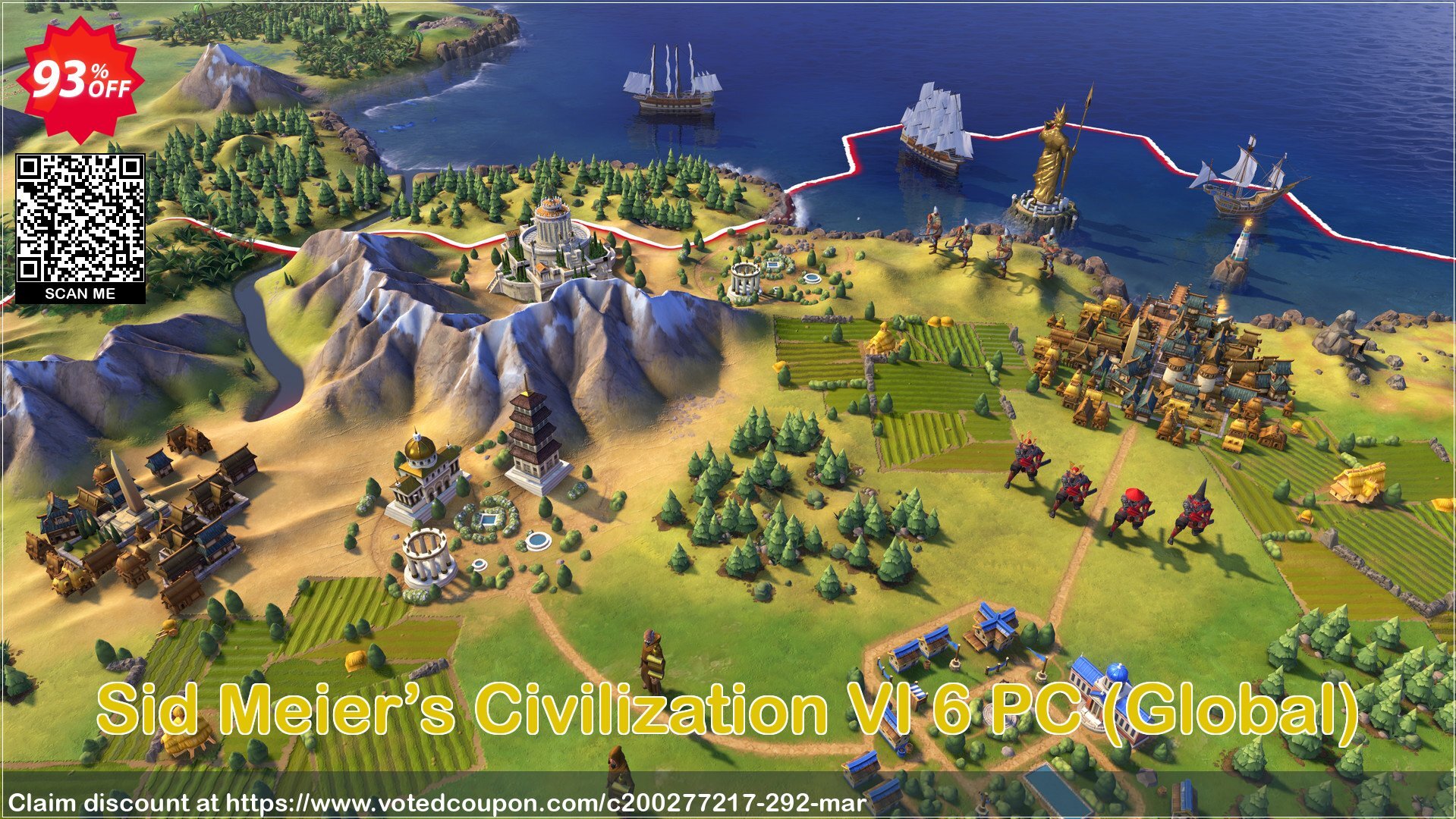 Sid Meier’s Civilization VI 6 PC, Global  Coupon, discount Sid Meier’s Civilization VI 6 PC (Global) Deal. Promotion: Sid Meier’s Civilization VI 6 PC (Global) Exclusive offer 